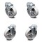 Service Caster 5 Inch Semi Steel Wheel Swivel Bolt Hole Caster Set with 2 Brake SCC-BH20S515-SSR-2-TLB-2 - alternate 1